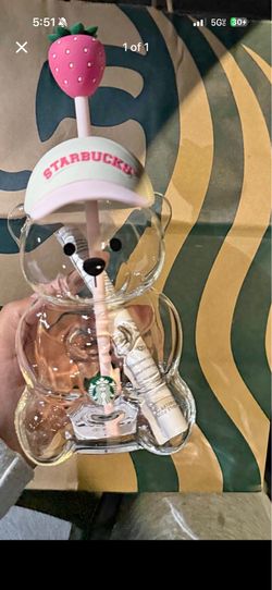 Strawberry bear cup
