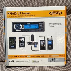 Jensen MP6622i CD Receiver NEW