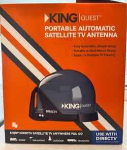 KING Quest Portable Automatic Satellite TV Antenna