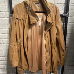 Vegan Faux Leather Brown Jacket Tart Collections 