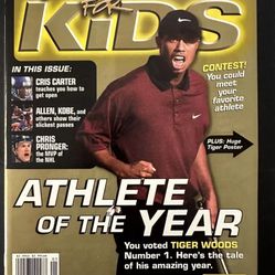 SI For Kids Tiger Woods W/Uncut Cards 