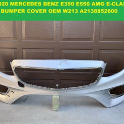 2017-2020 Mercedes Benz E300 E200 AMG Front Bumper OEM No Sensor