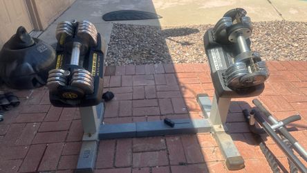 Gold’s Gym Adjustable 2x50lb Dumbbells