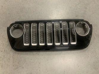 OEM 2021 Jeep Wrangler 4xe Sahara Stock Front Grille