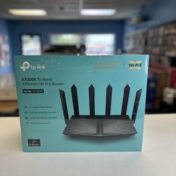 TP-Link Tri-Band 7 Stream AX3200 Wi-Fi 6 Router 4K/8K Streaming