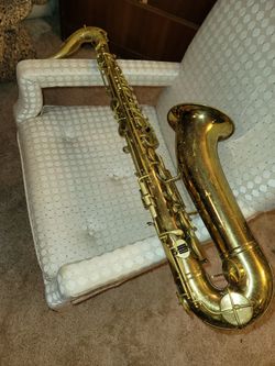 Vintage King H.N. white AMERICAN STANDARD TENOR SAXOPHONE for Sale