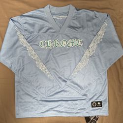 Chrome Hearts Blue Jersey Size Medium