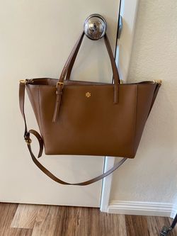Tory Burch Brown Leather Tote / Crossbody Bag