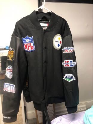 Pittsburgh Steelers varsity jacket-Mitchell &Ness 3XL