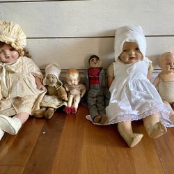 Lot Of Vintage Dolls