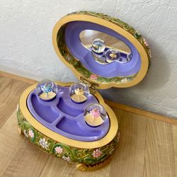Disney Store Princess Ballet Snow Globe Music Box Plays Beauty And The Beast