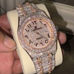 2tone Rose Gold Buss Down Watch