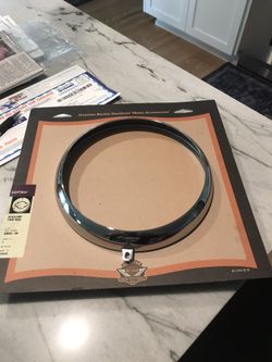 Harley Davidson Softail Headlamp Trim Ring