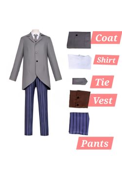Victor Van Dort Corpse Bride Costume 5pc Men's Size Medium