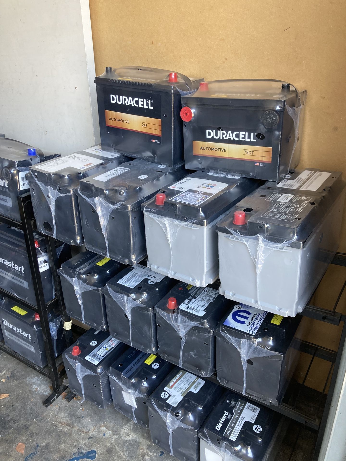 Car batteries