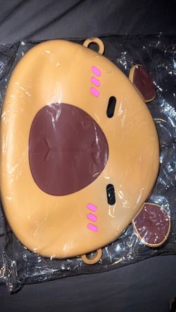 Capybara Silicone cross body Bag with sensory pops in the back
