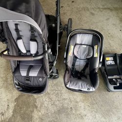 Baby Trend Morph Single to Double Modular Stroller, Dash Black