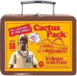 Cactus Jack Vintage Metal Lunch Box
