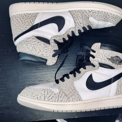 Jordan 1 White Cement 