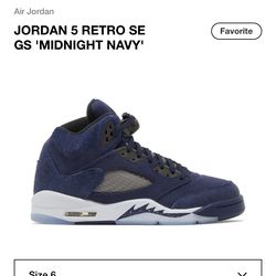 Jordan Retro 5 midnight blue