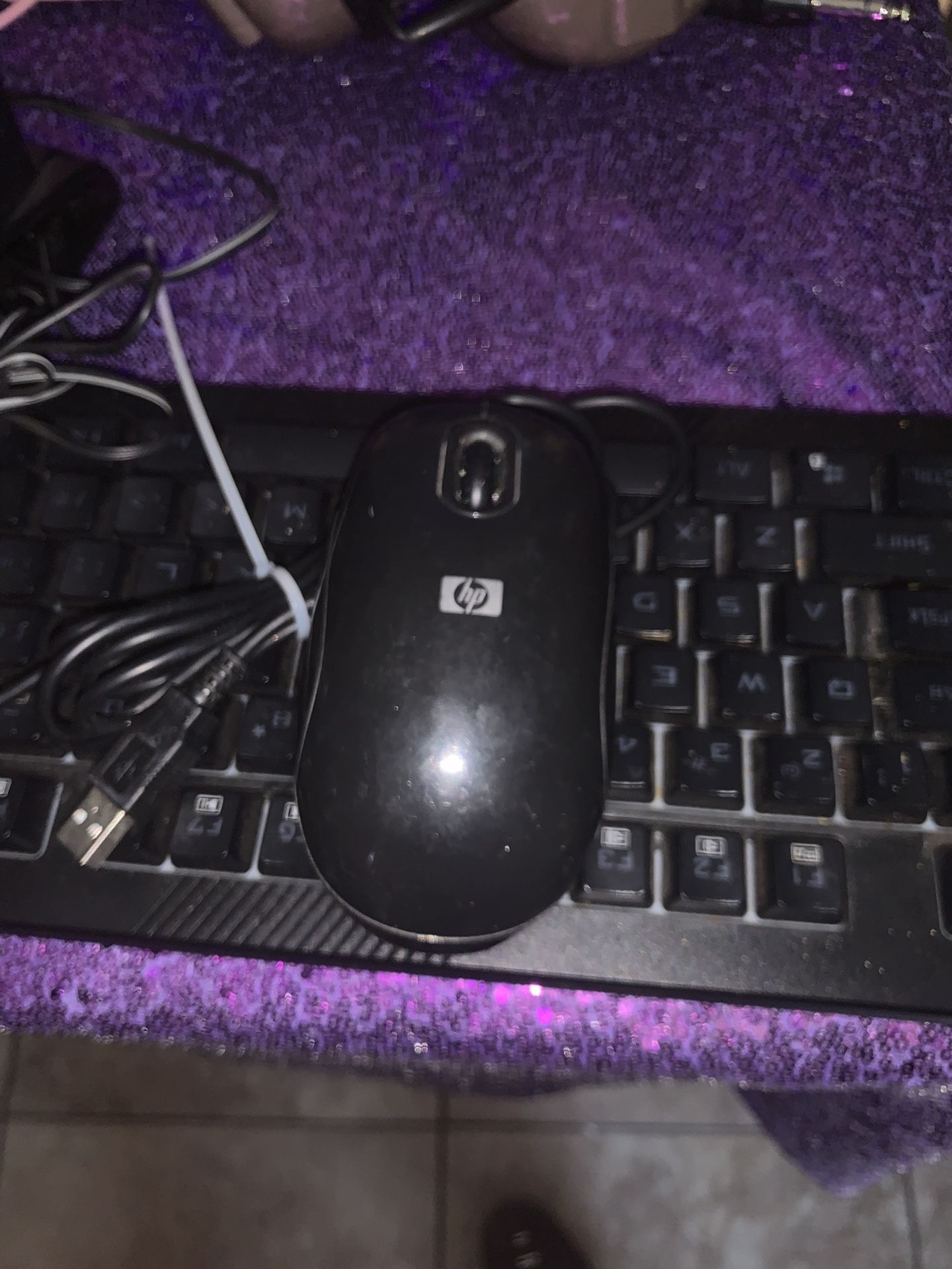 Keyboard And Mouse And Speakers