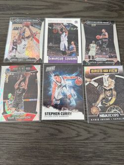 NBA Prizm & Hoops Basketball Card Lot of 6
