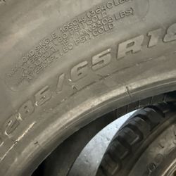 LT285/65/18 BFGoodrich All-Terrain KO3 (1 Only) $200.00