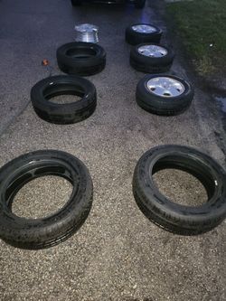 USED RIMS AND TIRES
