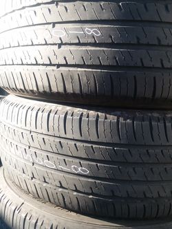 235 45 18 two good car tires $20 each