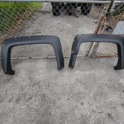 Fender Flares "Both Front And Rear" For GMC Truck 07-15 Or Chevy Truck 14-15 "HARDWARE NOT INCLUDED"