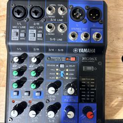 Yamaha MG06X 6 Channel Mixer 