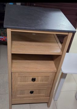 Sauder August Hill Oak Technology Pier / Office Stand