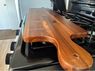 26 inch wooden cutting board with handle