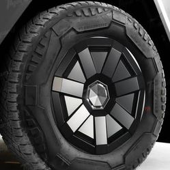 MSRP 230$, Brand new Tesla CyberTruck 2023+ Wheel Hubcaps For 20" Wheels, 4 Pieces, Black