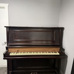 Upright Piano – Classic Wood Finish – $500