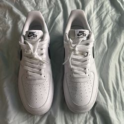 AF1/ Air Force Ones White Black /