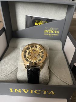Invicta Skeleton Stainless Steel Watch (Luxury) 