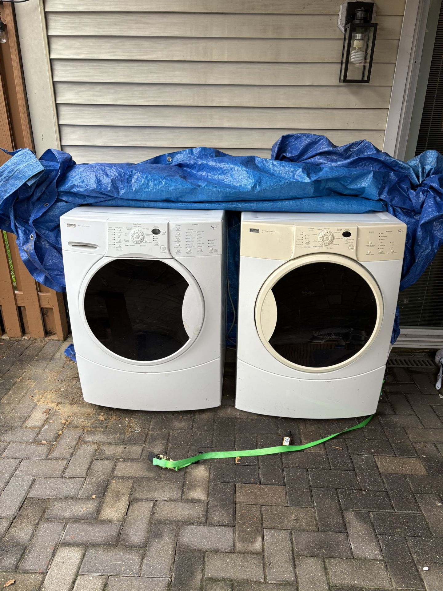 Kenmore Elite Smartwash HE LARGE Front Load Washer Dryer Set