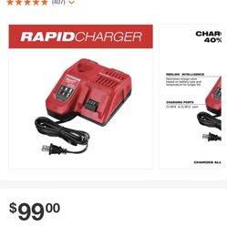 Milwaukee M18/M12 Rapid Charger 