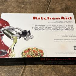 KitchenAid stand mixer attachment spiralizer, core, peel & slice