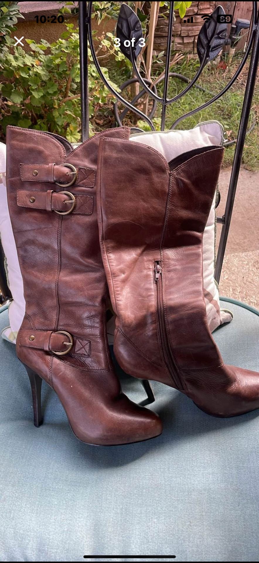 Brown Leather Boots