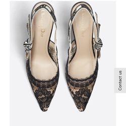 DIOR J'Adior Irregular High Heels Women's Black