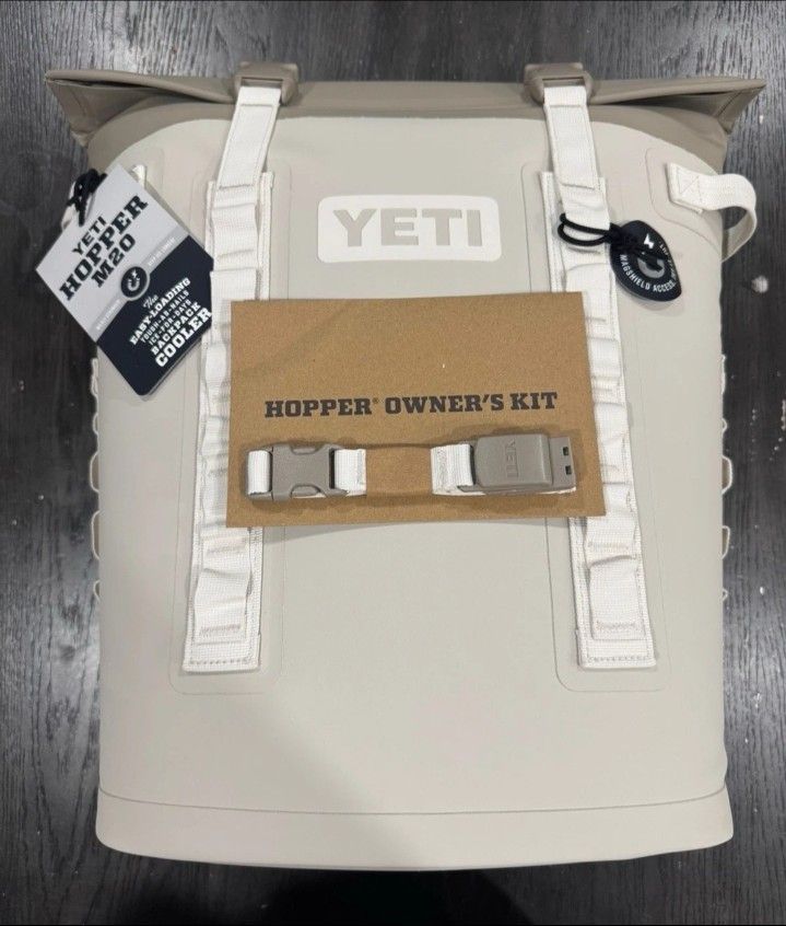 New YETI Hopper M20 Soft Backpack Cooler Cape Taupe Updated 2025 Model