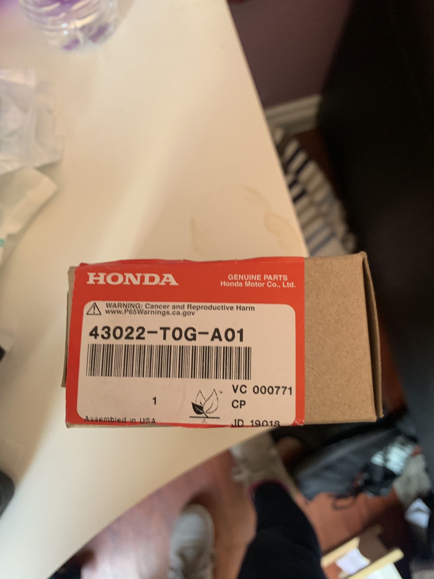 CRV 2012-2016 Rear Brakes