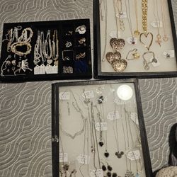 Lots of jewelry some silver some costume. Open to offers for some or all. 