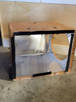Custom Built Wooden Subwoofer Enclosure Box For a 12 inch speaker