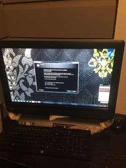 Hp touch screen desktop