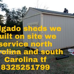SALGADO sheds we built on site