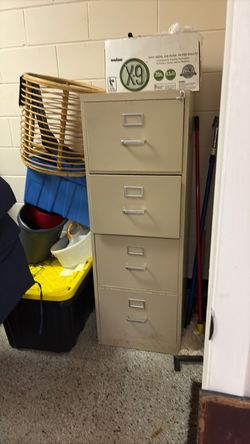 4 drawer file cabinet with lock