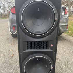 Rockford Subs With Rockford 300w Amp  and Sony Radio 